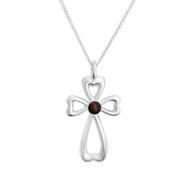 KORSHJÄRTA GRANIT halsband - Guldviva Jewellery
