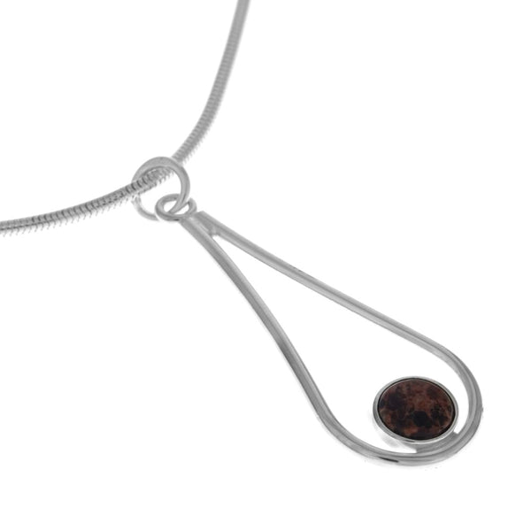 DROPPE GRANIT halsband - Guldviva Jewellery