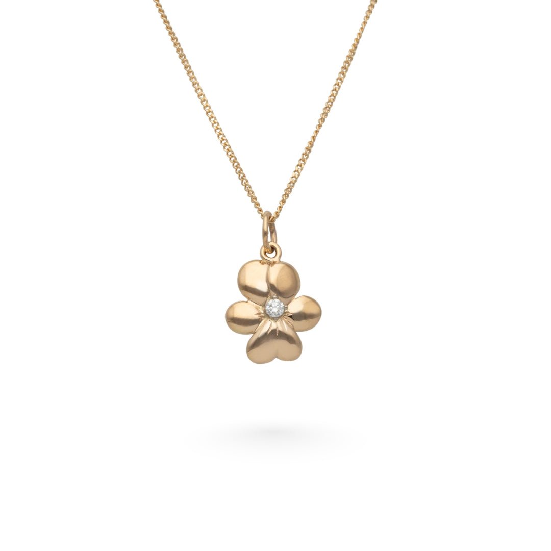 VIOL S 18K halsband med diamant - Guldviva Jewellery