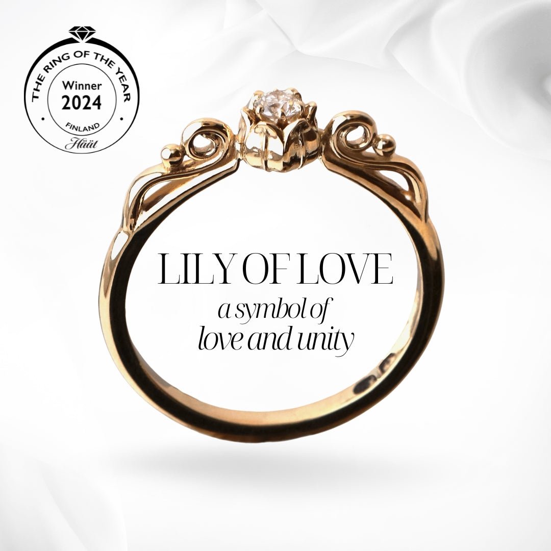 LILY OF LOVE 18K ring - Guldviva Jewellery