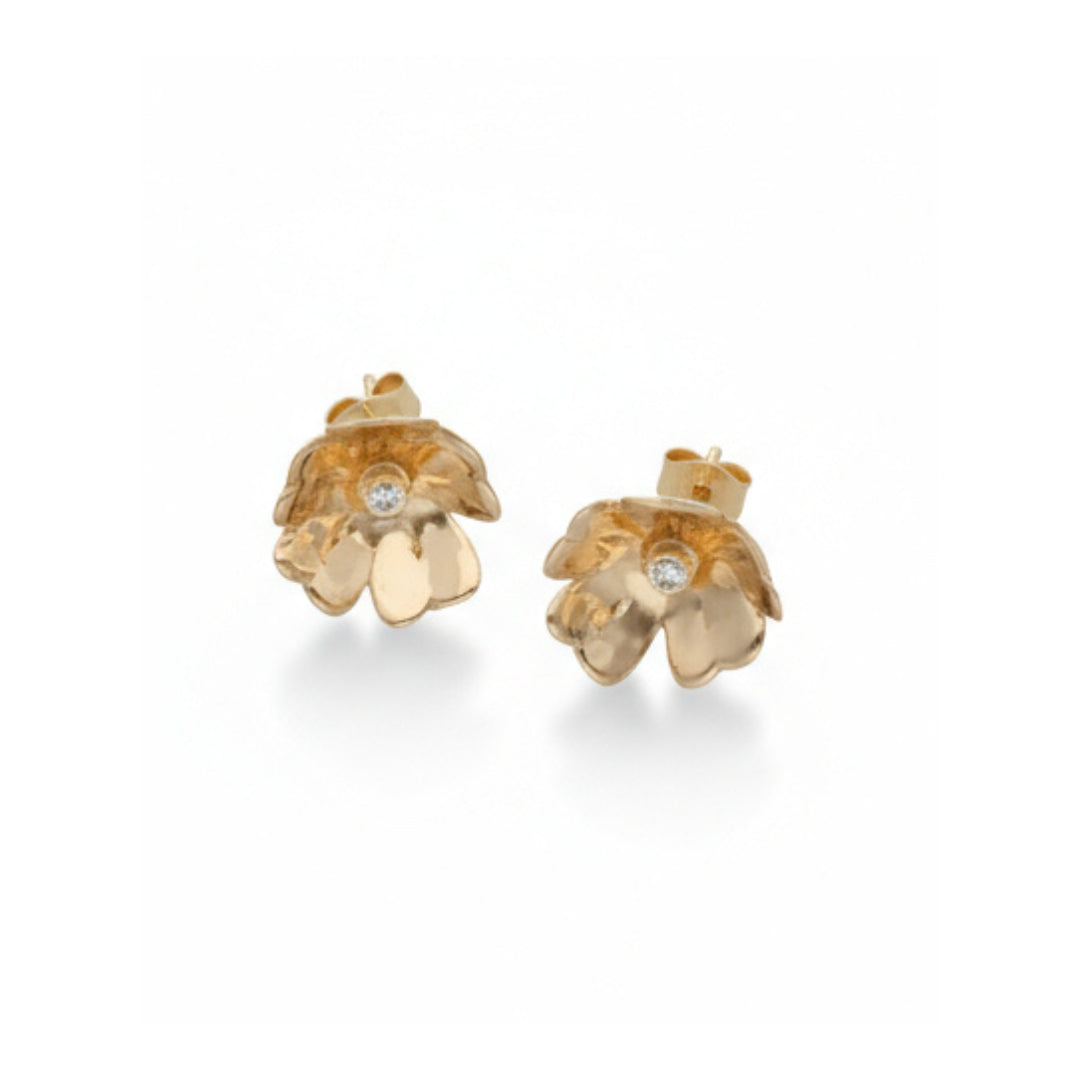 GULLVIVA 18K Ohrstecker mit Diamanten