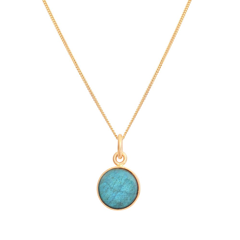 BASIC SPEKTROLIT 18K halsband - Guldviva Jewellery