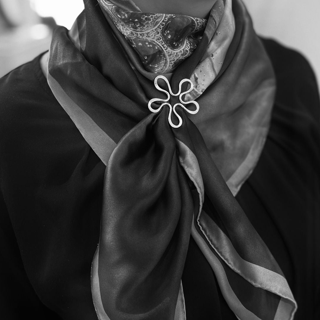 BLOMMAN™ L Scarfring - Guldviva Jewellery