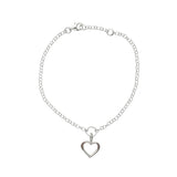 HJÄRTLIG armband ärtlänk - Guldviva Jewellery