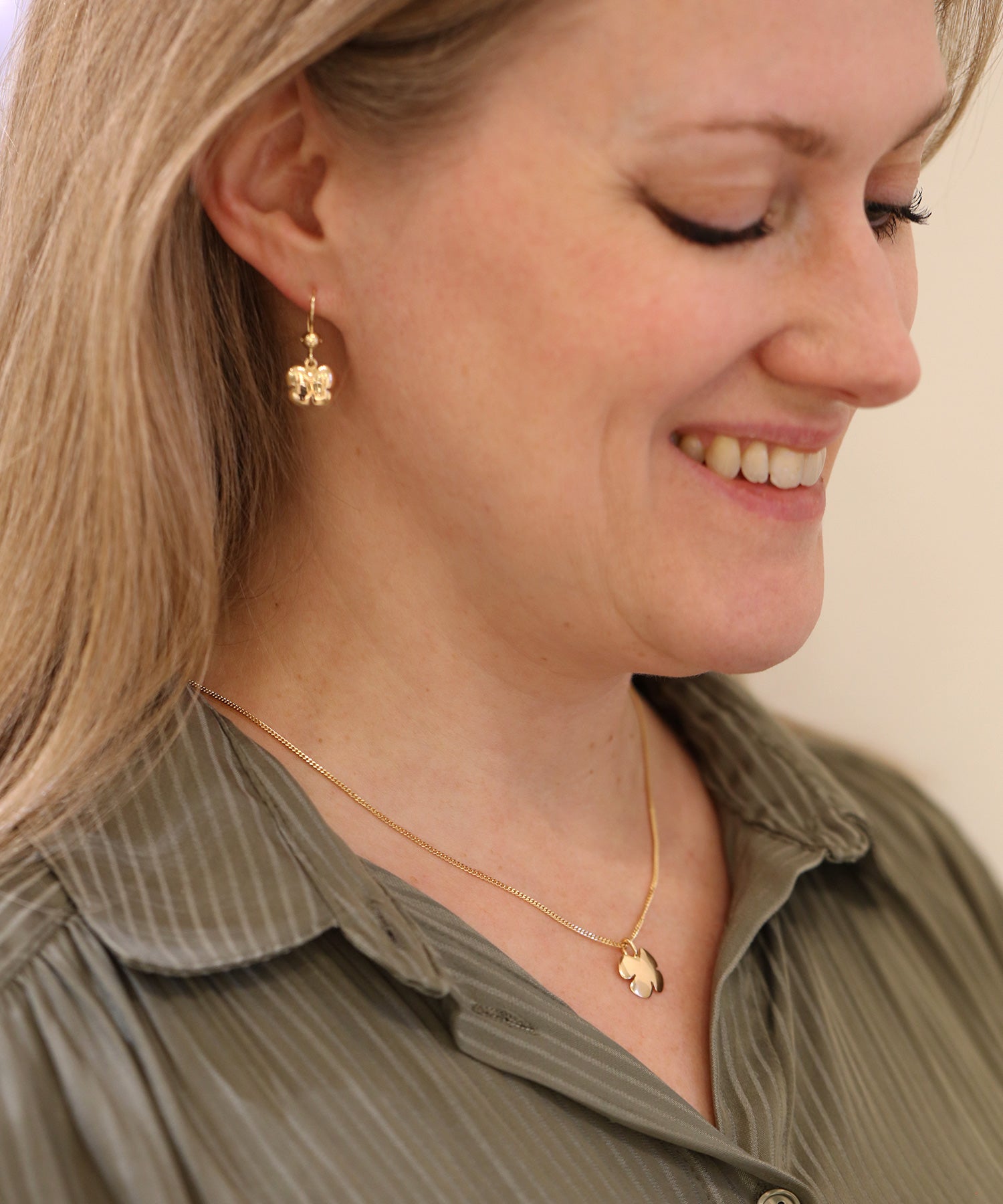 KLÖVER 18K halsband - Guldviva Jewellery