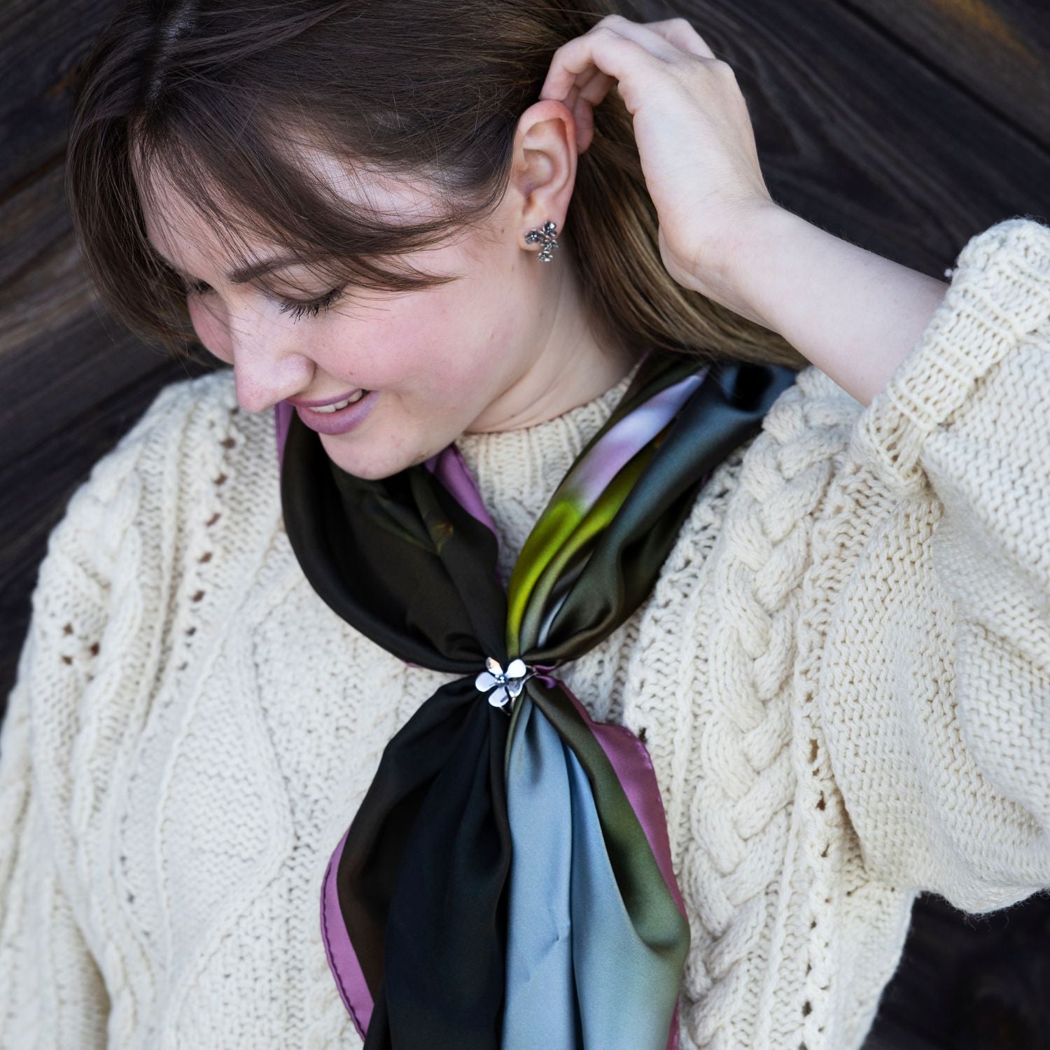 ÄPPELBLOM Scarfring - Guldviva Jewellery