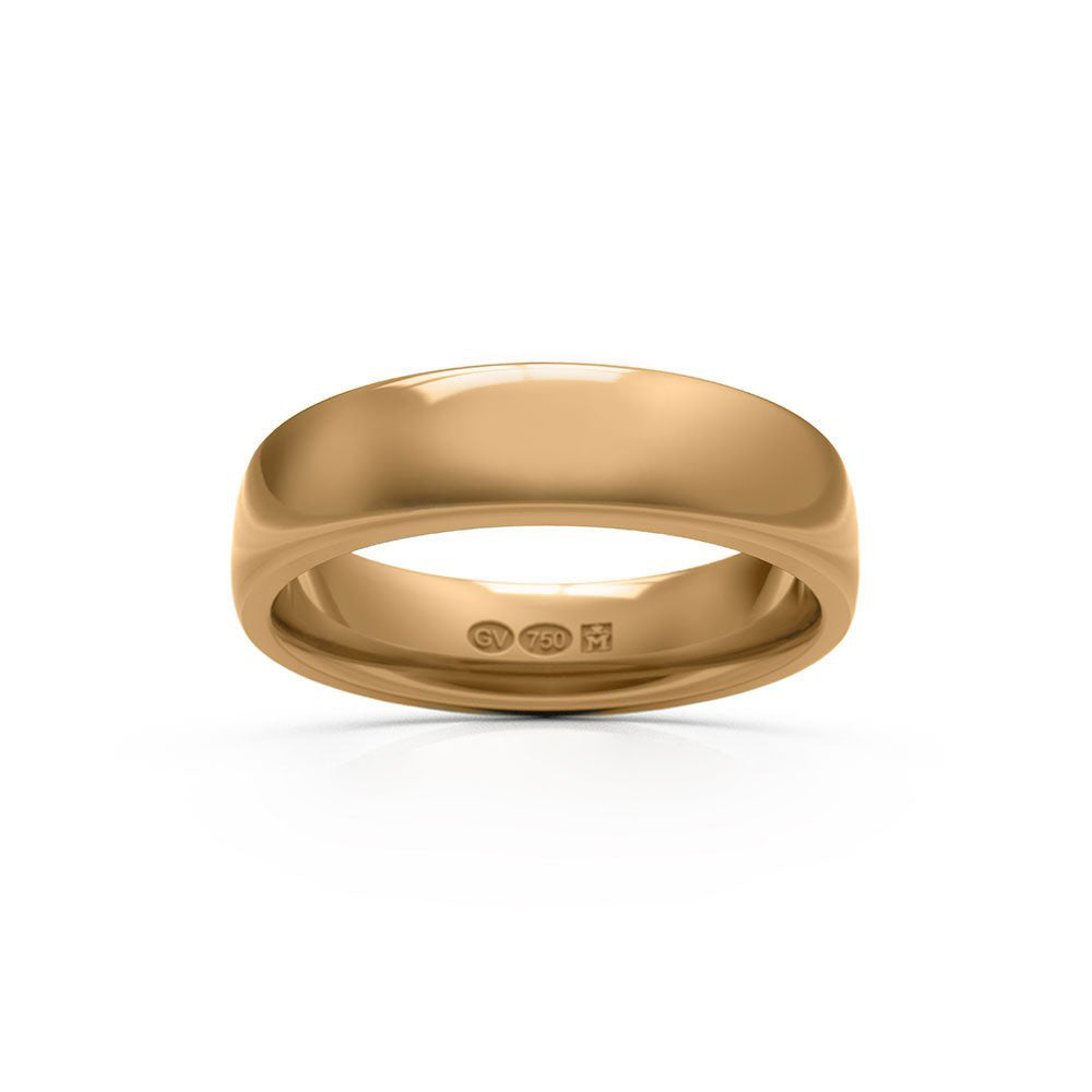 RING Halbrund 18K 5 mm
