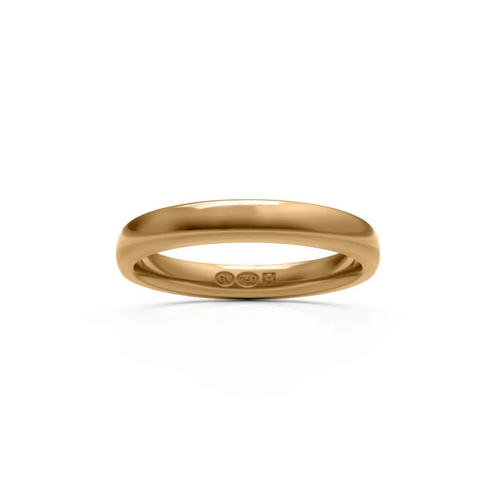 RING Halbrund 18K 3 mm
