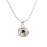 ROS halsband med Kordierit från Lappland - Guldviva Jewellery