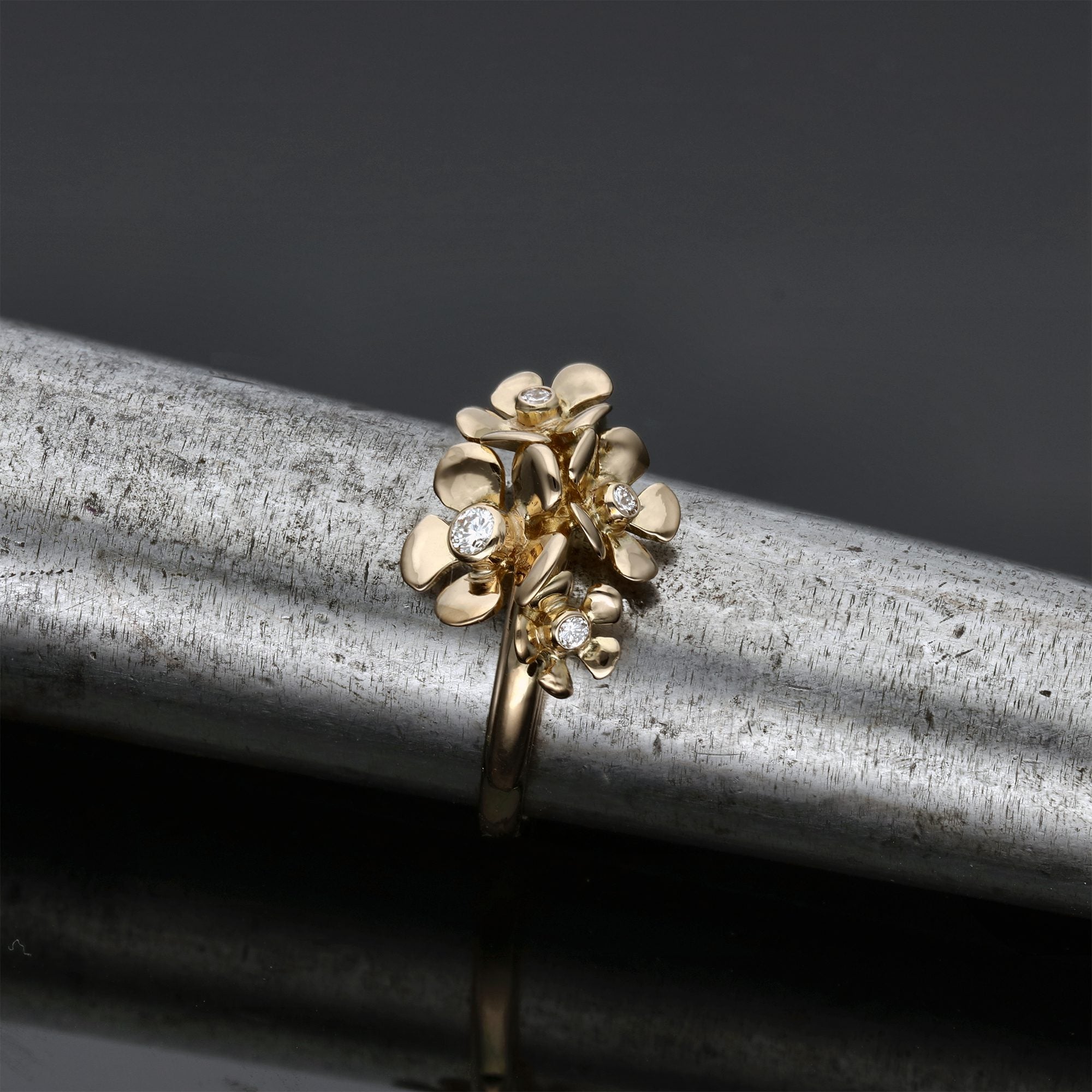 ÄPPELBLOM ring 18k - Guldviva Jewellery
