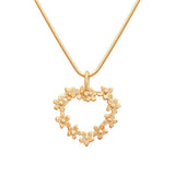 FÖRGÄT MIG EJ HJÄRTA 18K halsband - Guldviva Jewellery