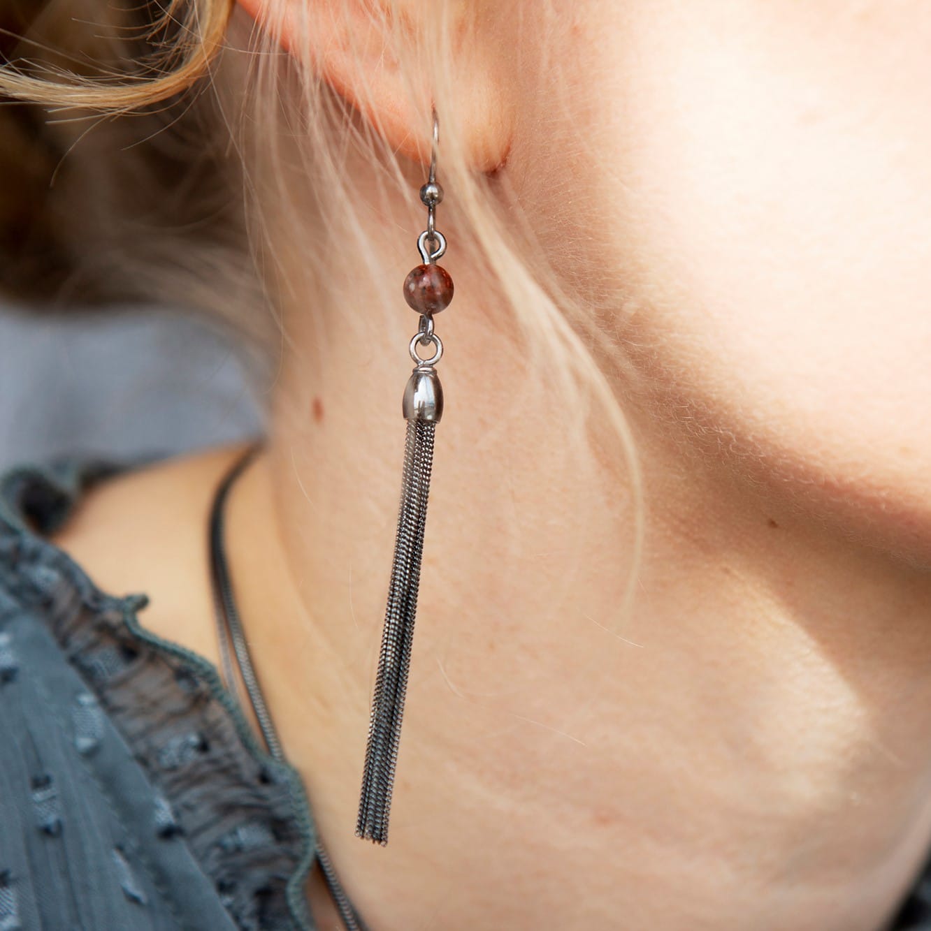 STRAND Fest örhängen på krok - Guldviva Jewellery