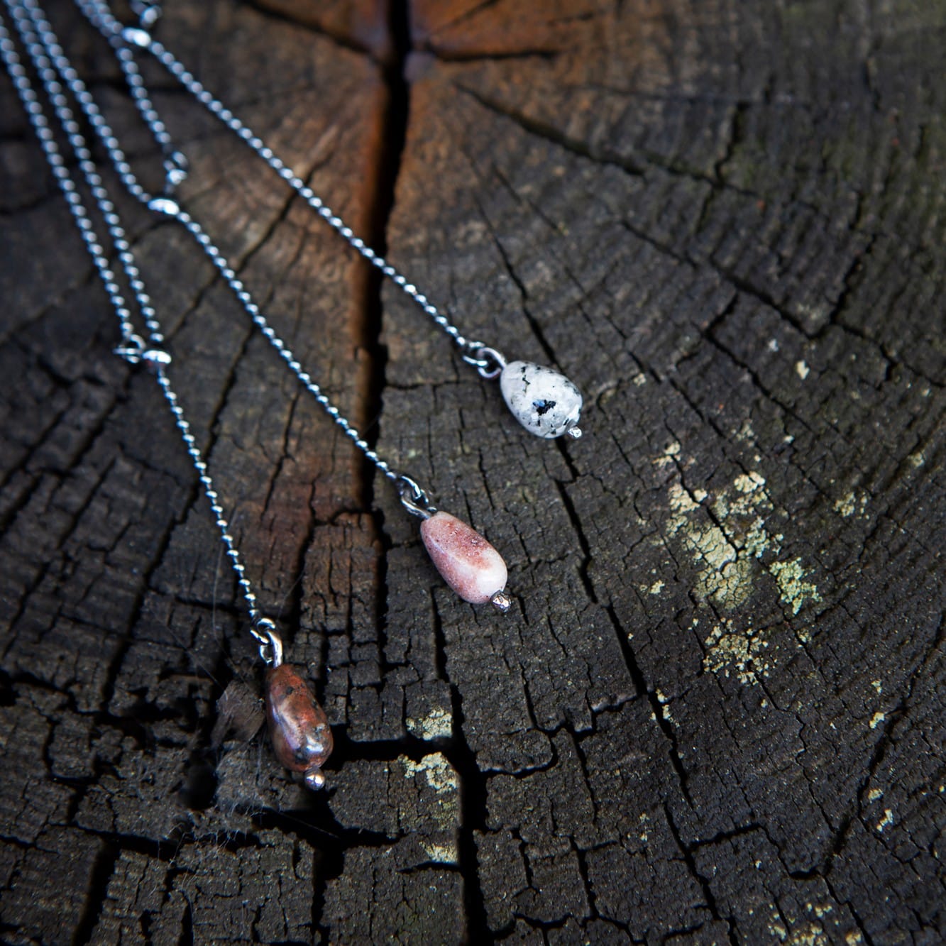 STRAND Droppe halsband - Guldviva Jewellery