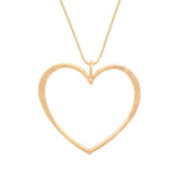 HJÄRTLIG XL 18K halsband - Guldviva Jewellery