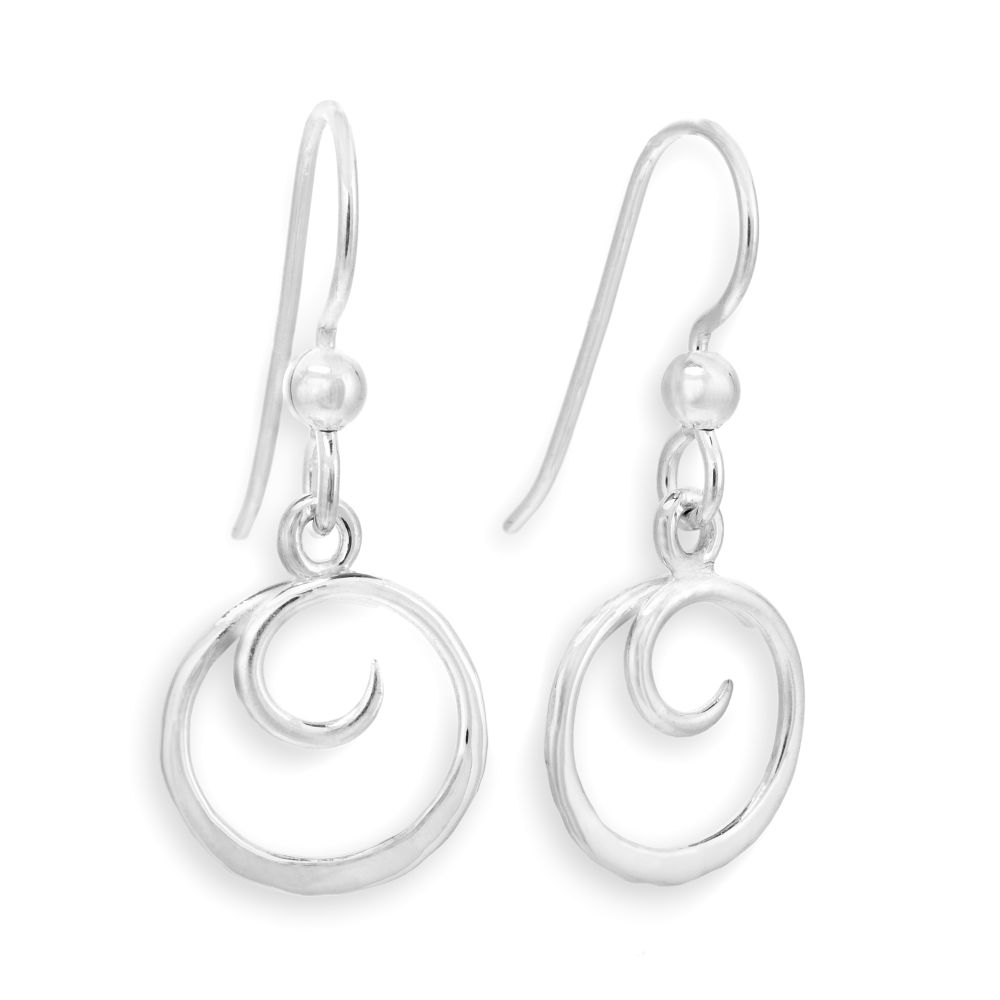 MÅNSKEN örhängen på krok - Guldviva Jewellery