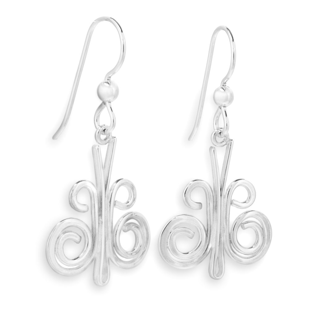 SAGA örhängen på krok - Guldviva Jewellery