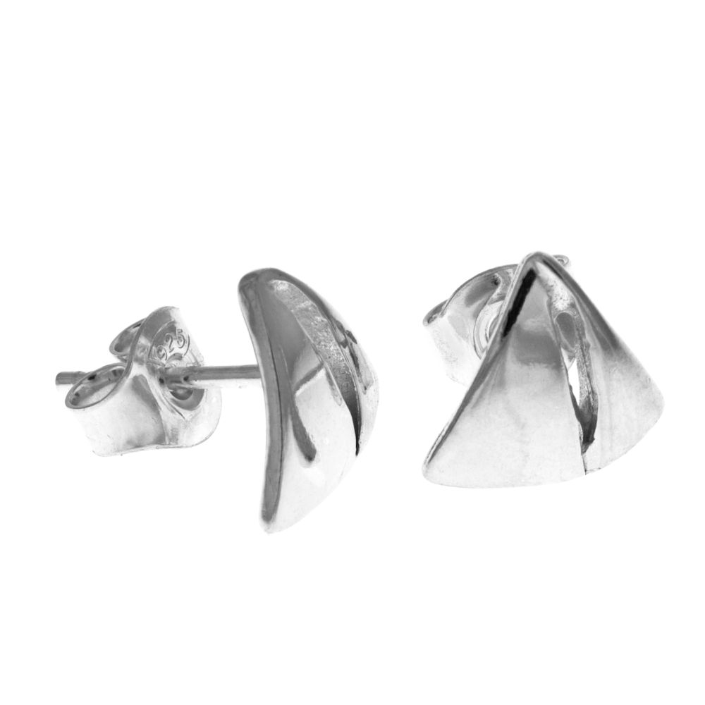 SEGEL örhängen på stift - Guldviva Jewellery